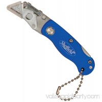 Great Neck Saw 12116 2-1/4' Mini Lock-Back Utility Knife With Key Chain   552272534